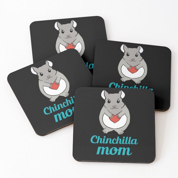 Item preview, Chinchilla Mom: Chinchilla with Heart for Chinchilla Lovers, Blue designed and sold by Mochi-Merch.