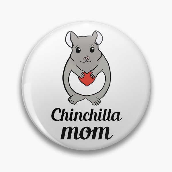 Item preview, Chinchilla Mom: Chinchilla with Heart for Chinchilla Lovers, Black designed and sold by Mochi-Merch.