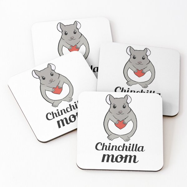 Item preview, Chinchilla Mom: Chinchilla with Heart for Chinchilla Lovers, Black designed and sold by Mochi-Merch.