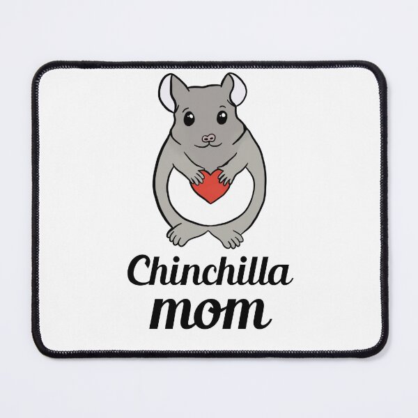 Item preview, Chinchilla Mom: Chinchilla with Heart for Chinchilla Lovers, Black designed and sold by Mochi-Merch.