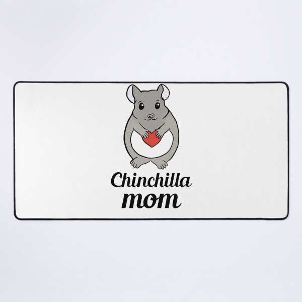 Item preview, Chinchilla Mom: Chinchilla with Heart for Chinchilla Lovers, Black designed and sold by Mochi-Merch.
