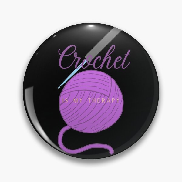 Item preview, Crochet is My Therapy designed and sold by CulverCrafts.