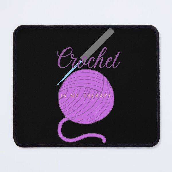 Item preview, Crochet is My Therapy designed and sold by CulverCrafts.