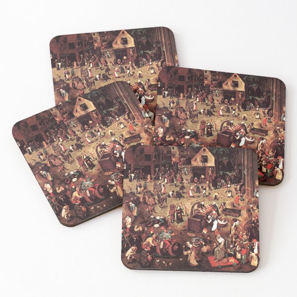 Item preview, The Fight Between Carnival and Lent_Pieter Bruegel the Elder Flemish painter (1526–1569) designed and sold by HomeGallery.