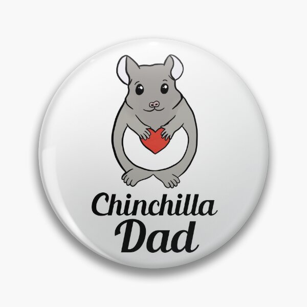 Item preview, Chinchilla Dad: Chinchilla with Heart for Chinchilla Lovers, Black designed and sold by Mochi-Merch.