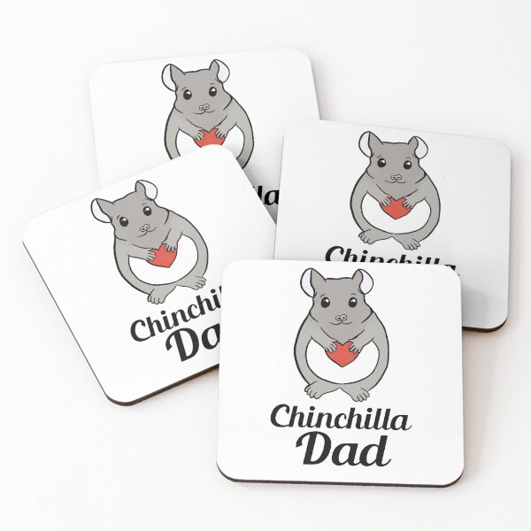 Item preview, Chinchilla Dad: Chinchilla with Heart for Chinchilla Lovers, Black designed and sold by Mochi-Merch.
