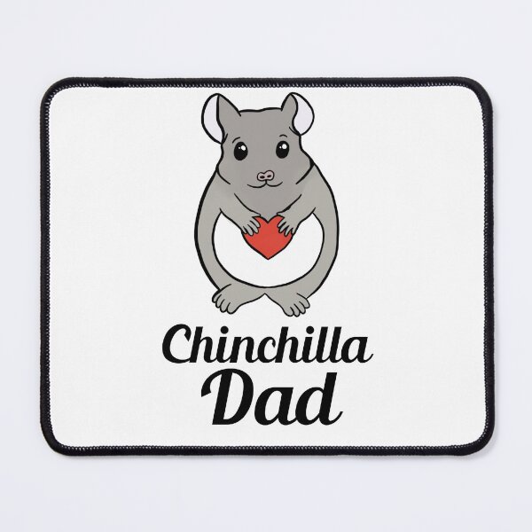 Item preview, Chinchilla Dad: Chinchilla with Heart for Chinchilla Lovers, Black designed and sold by Mochi-Merch.