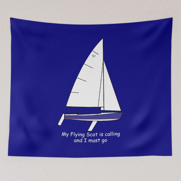 Item preview, Flying Scot sailboat - My Flying Scot is calling and I must go designed and sold by CHBB.