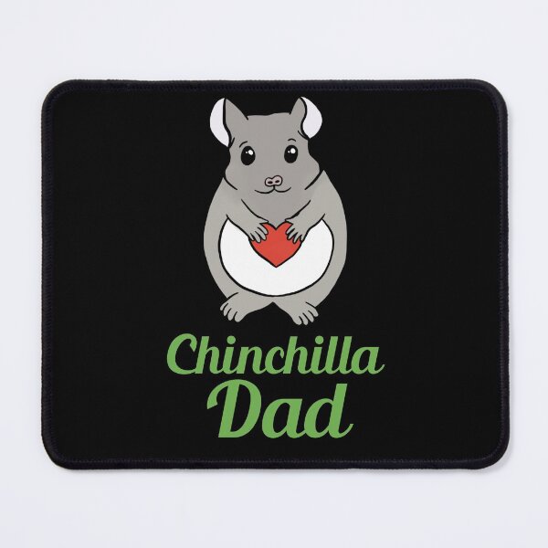 Item preview, Chinchilla Dad: Chinchilla with Heart for Chinchilla Lovers, Green designed and sold by Mochi-Merch.
