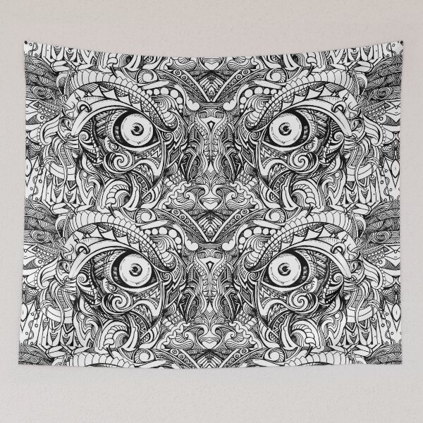 Item preview, Raw Rough Mean Angry Evil Eyes Sharp Detailed Hand Drawn designed and sold by DooodleGod.