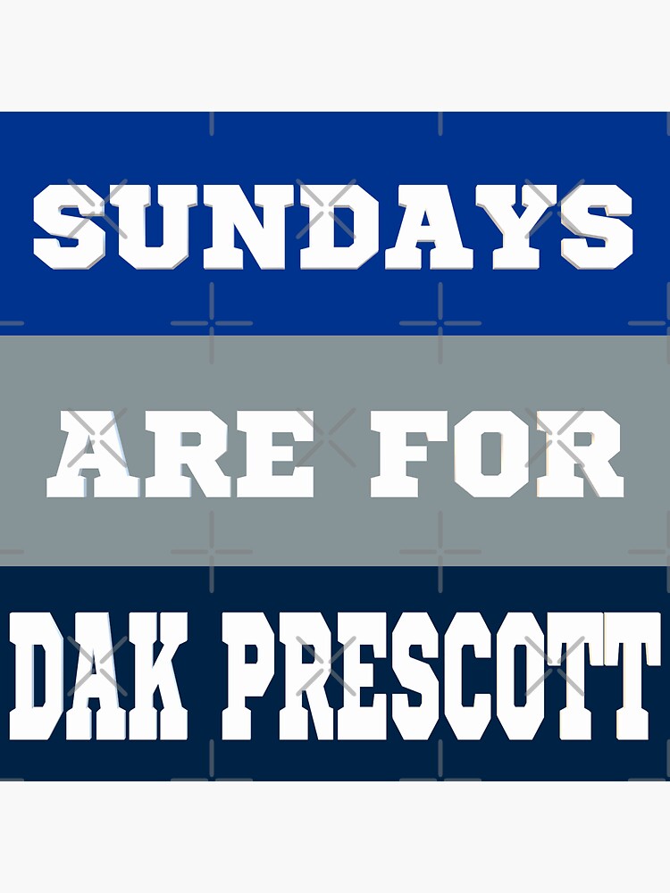 Dak Prescott Home Jersey Sticker for Sale by designsheaven