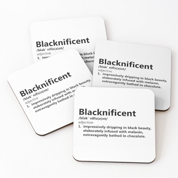 Item preview, BLACKNIFICENT designed and sold by DiscoVibes.