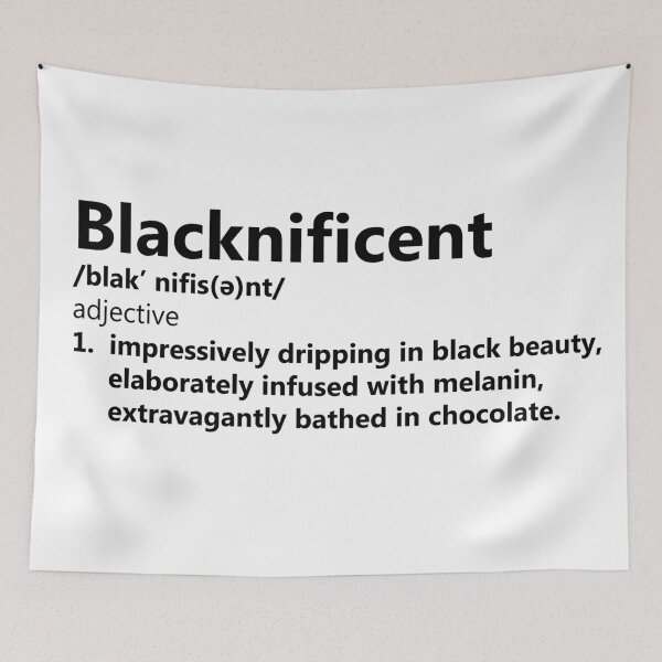 Item preview, BLACKNIFICENT designed and sold by DiscoVibes.