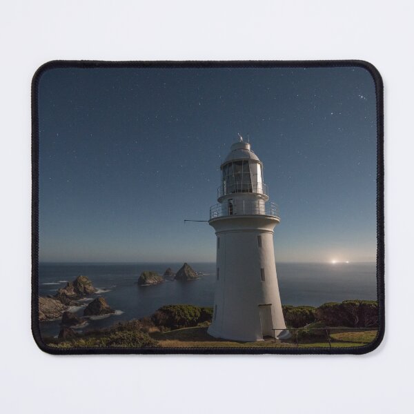 Item preview, Maatsuyker Island Lighthouse in Moonlight designed and sold by James Stone Photography.