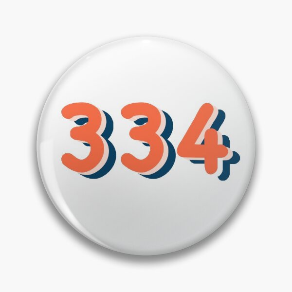 Item preview, 334 area code sticker designed and sold by sydrburnett.