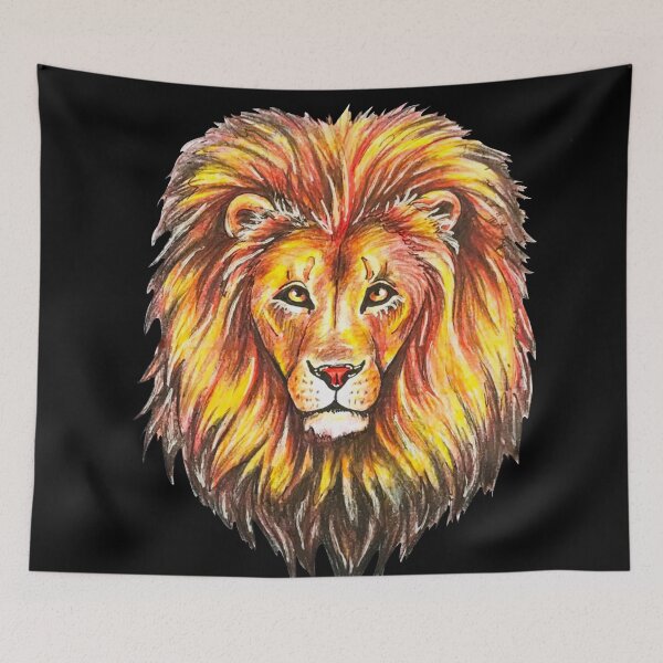 Item preview, Golden Lion Drawing  designed and sold by Lady-Lilac.