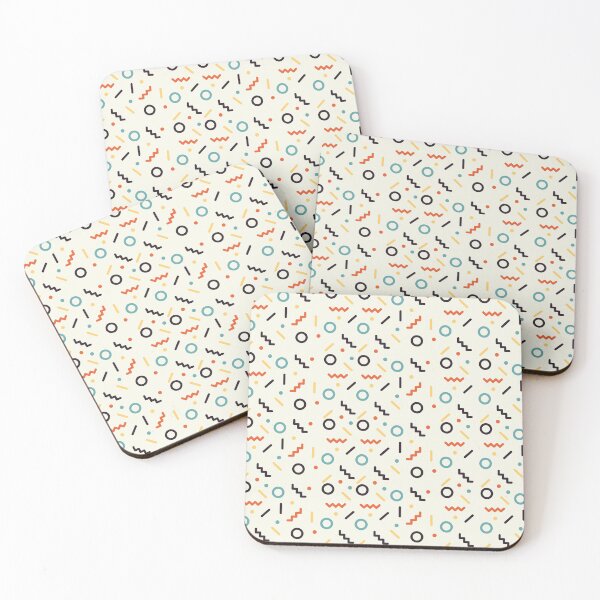 Item preview, Random squiggly simple minimalistic patterns designed and sold by qusart.