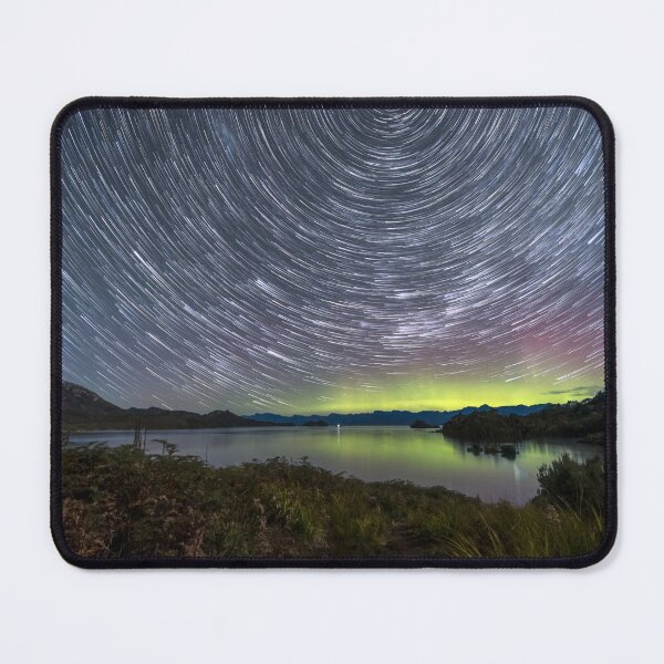 Item preview, Aurora and Star Trail over Lake Pedder designed and sold by James Stone Photography.