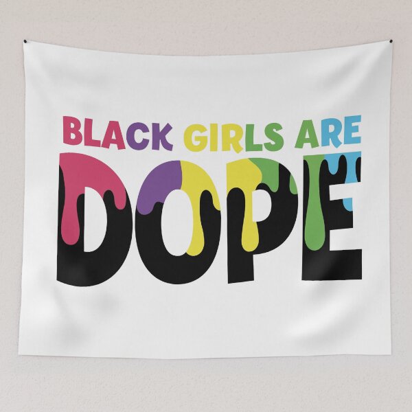 Item preview, BLACK GIRLS ARE DOPE  designed and sold by DiscoVibes.