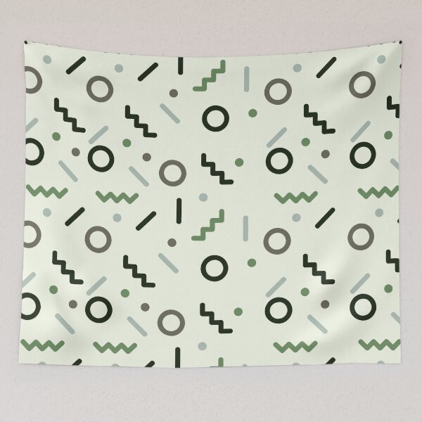 Item preview, Random squiggly simple minimalistic patterns designed and sold by qusart.
