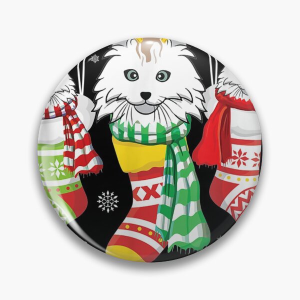 Item preview, American Curl Cats Inside Noel Socks Merry Christmas Dad Mom designed and sold by Flamingo92.