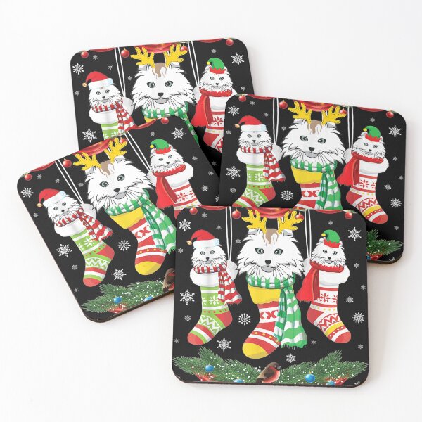 Item preview, American Curl Cats Inside Noel Socks Merry Christmas Dad Mom designed and sold by Flamingo92.