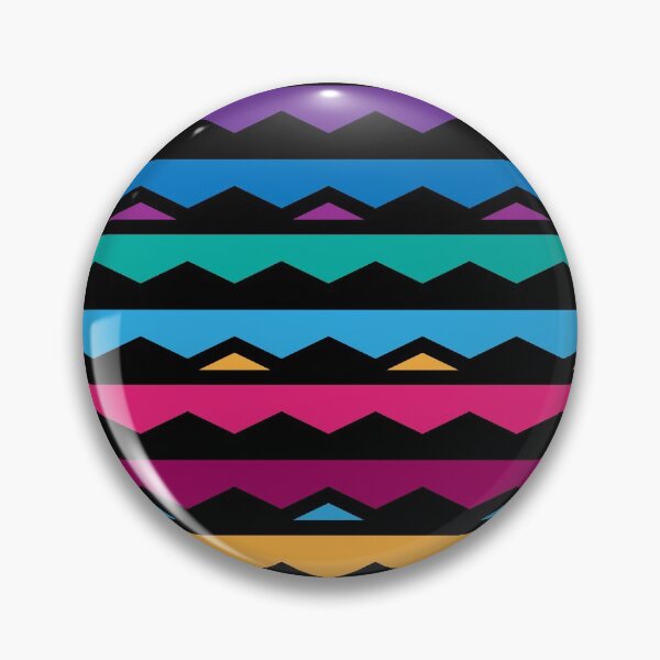 Item preview, Black and rainbow zigzag stripes pattern designed and sold by Osting.