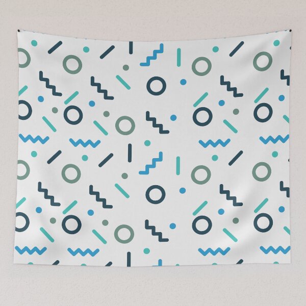 Item preview, Random squiggly simple minimalistic patterns designed and sold by qusart.