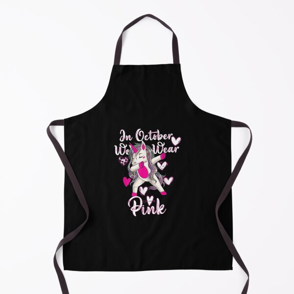 Item preview, In October We Wear Pink Breast Cancer Awareness Unicorn Kid designed and sold by ShellyDeCeuster.