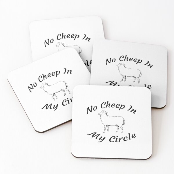 Item preview, No Cheep In My Circle - Funny Quote - Saying designed and sold by AsmArt-co.