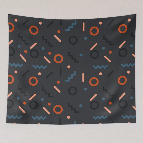 Item preview, Random squiggly simple minimalistic patterns designed and sold by qusart.