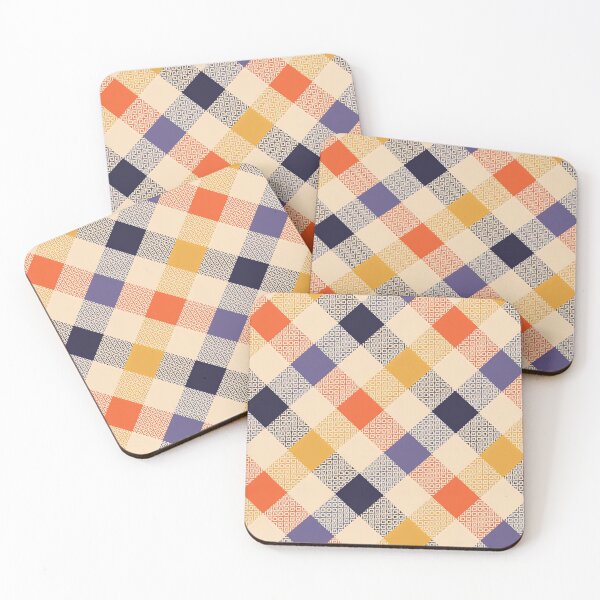 Item preview, Buffalo Plaid Check Colorful in Purple, Orange, yellow, beige, Buffalo plaid Christmas Pattern, Red Buffalo Plaid, Buffalo Plaid Pattern, Buffalo, Plaid designed and sold by graphic-genie.