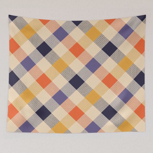 Item preview, Buffalo Plaid Check Colorful in Purple, Orange, yellow, beige, Buffalo plaid Christmas Pattern, Red Buffalo Plaid, Buffalo Plaid Pattern, Buffalo, Plaid designed and sold by graphic-genie.