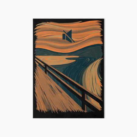 El silencio Art Board Print