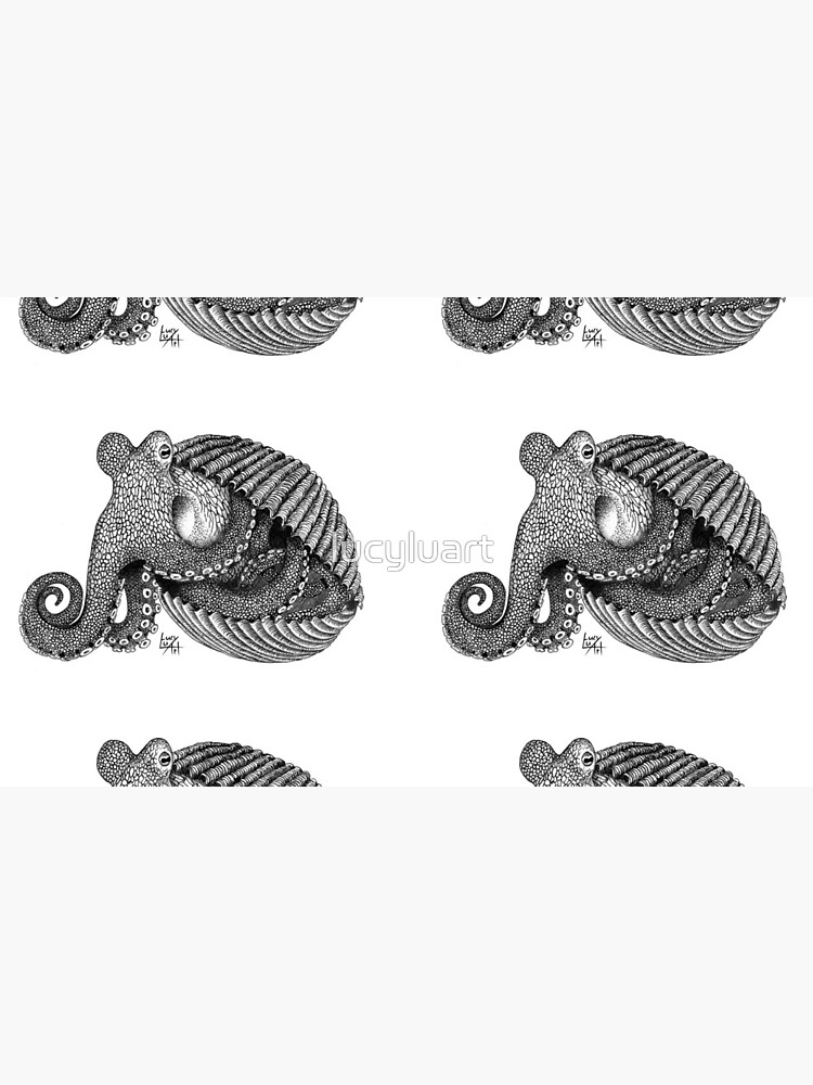 Thumbnail 6 of 6, Coffee Mug, Octopus in a shell designed and sold by lucyluart.