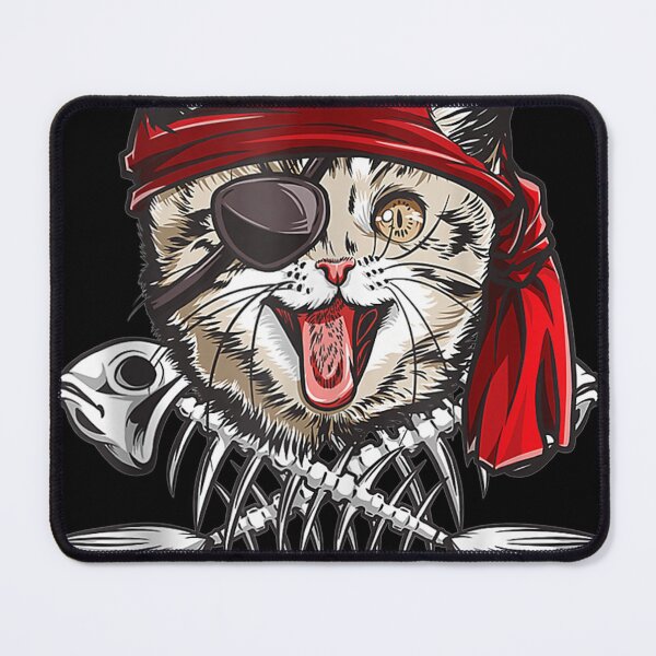 Item preview, Cat Pirate Jolly Roger Flag Skull and Crossbones designed and sold by Flamingo92.