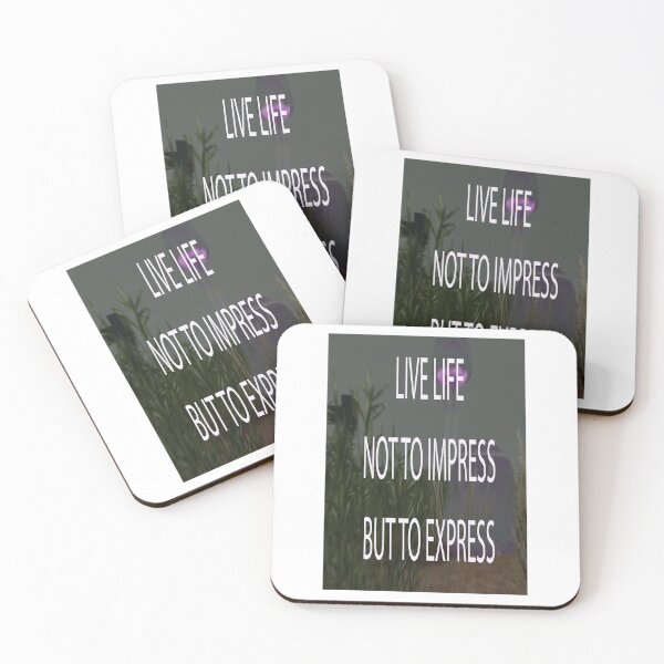 Item preview, LIVE LIFE NOT TO IMPRESS, BUT TO EXPRESS designed and sold by CUTESTUFFnow.