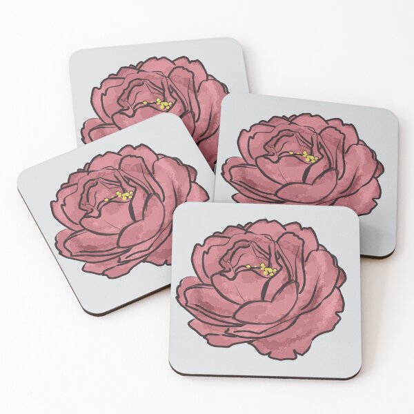 Item preview, Watercolour Pink Camellia designed and sold by honeylemontrash.