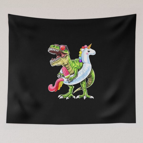 Item preview, Pool Party T Rex Dinosaur Unicorn Float Summer Shirt Gift designed and sold by KimHolleyn.