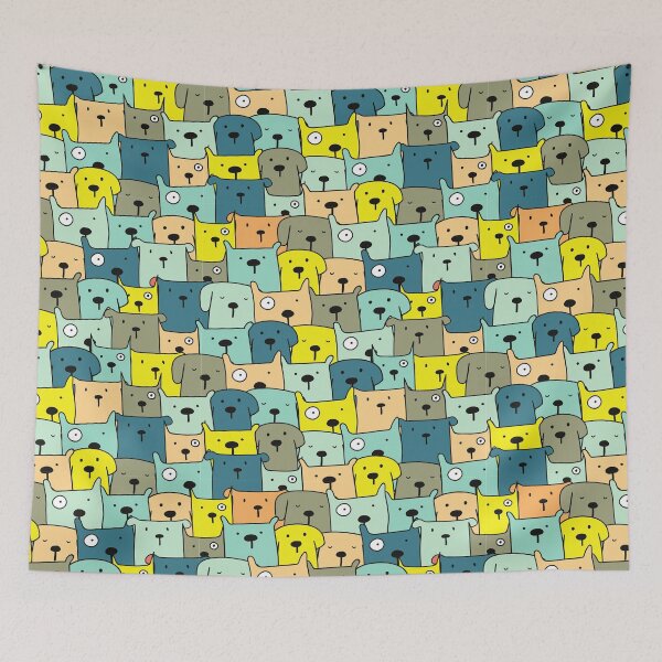 Item preview, Funny and  Curious Dogs Family designed and sold by The-Fancy-Space.
