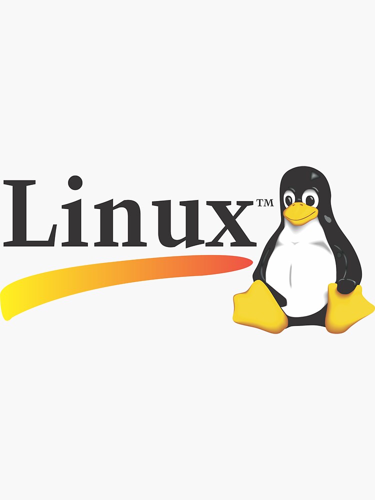 "Linux Logo" Sticker by Manosikan | Redbubble