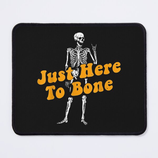 Item preview, Just Here To Bone Skeleton Funny Halloween T-Shirt designed and sold by Besnier-Rahel.