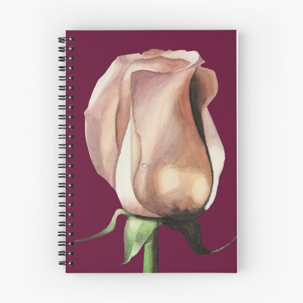 Item preview, Watercolor Rose Bud Painting  designed and sold by Lady-Lilac.