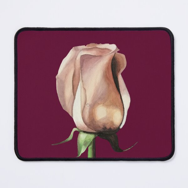 Item preview, Watercolor Rose Bud Painting  designed and sold by Lady-Lilac.