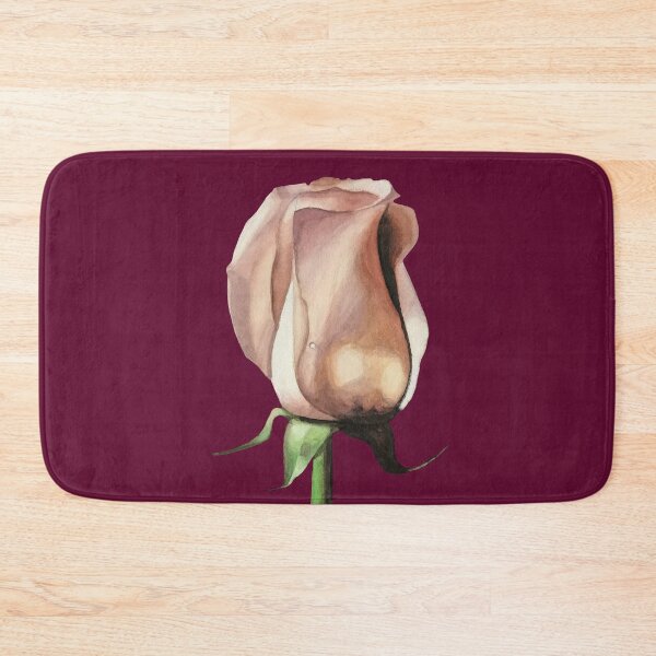 Item preview, Watercolor Rose Bud Painting  designed and sold by Lady-Lilac.