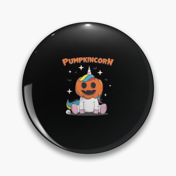Item preview, Pumpkincorn funny cute unicorn wearing pumpkin halloween designed and sold by KimHolleyn.