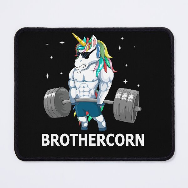 Aperçu de l'œuvre Brothercorn Muscle Lunettes De Soleil Chemise Licorne Brother créée et vendue par evaspark.