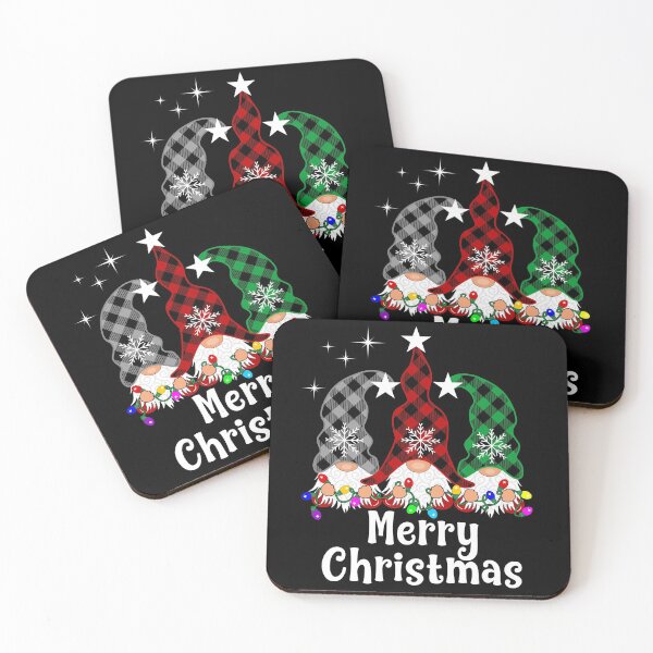 Item preview, Christmas Gnome- Christmas Lights Buffalo Plaid Gnomes designed and sold by Tetete.