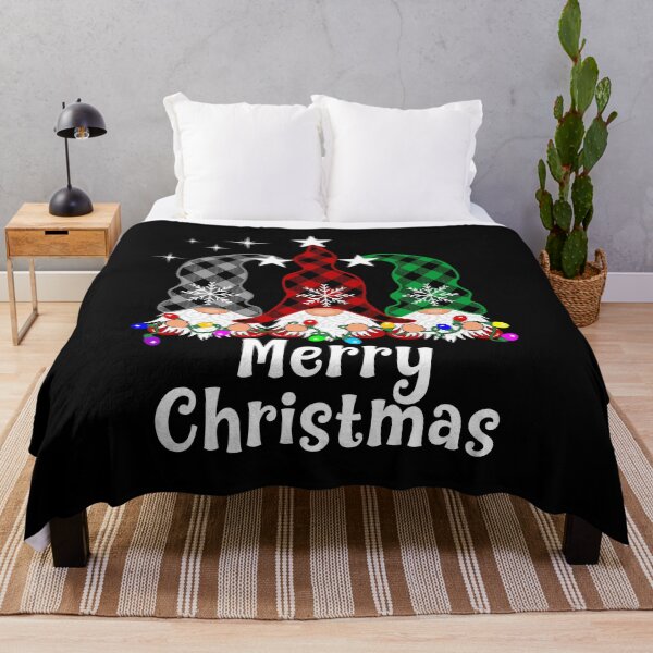 Item preview,  Christmas Gnome-  Christmas Lights Buffalo Plaid Gnomes designed and sold by Tetete.