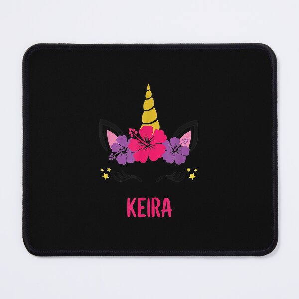 Item preview, KEIRA Personalised Unicorn Face designed and sold by ShellyDeCeuster.